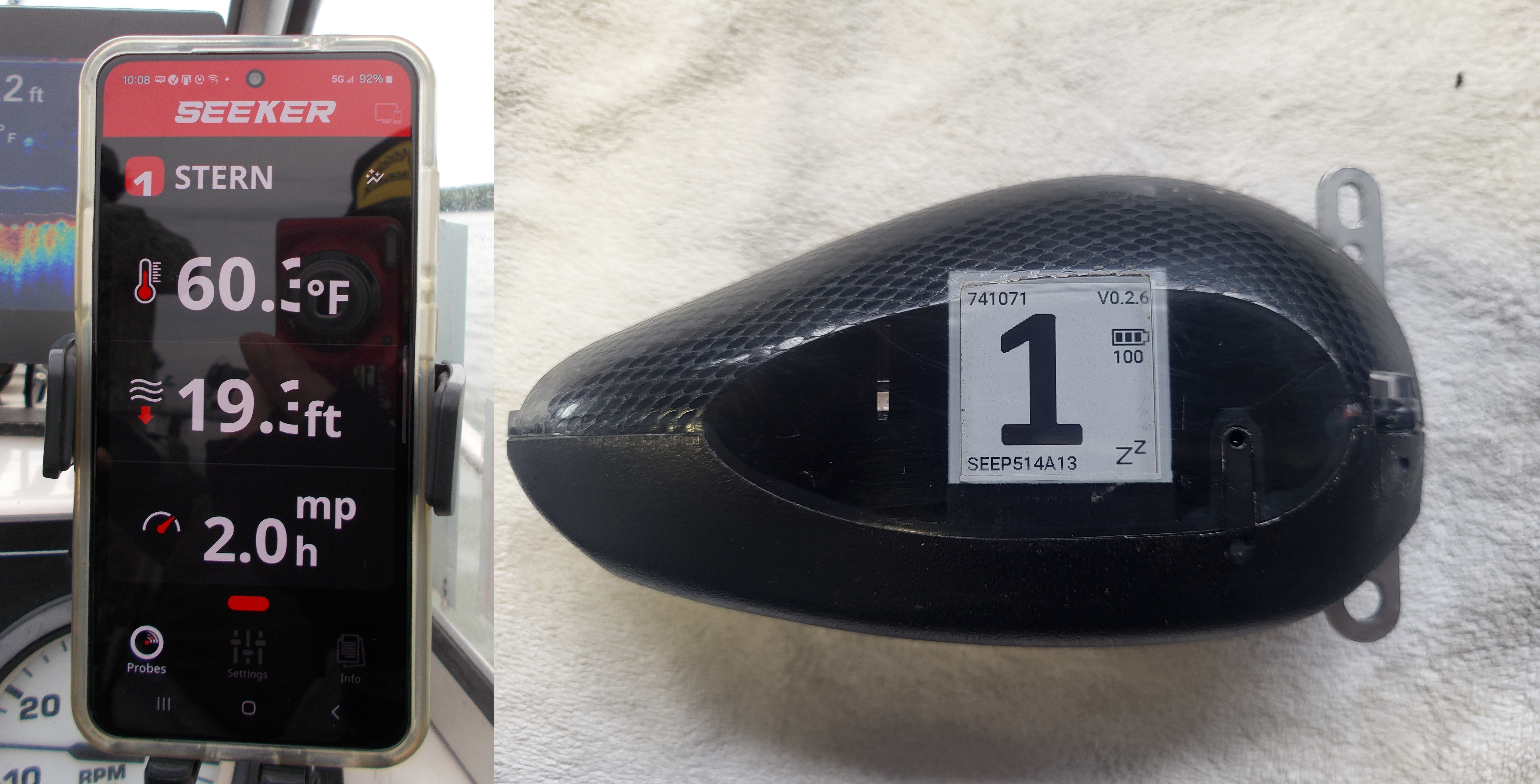 SEEKER SPEED/TEMPERATURE/DEPTH PROBE – FISHING TOYS