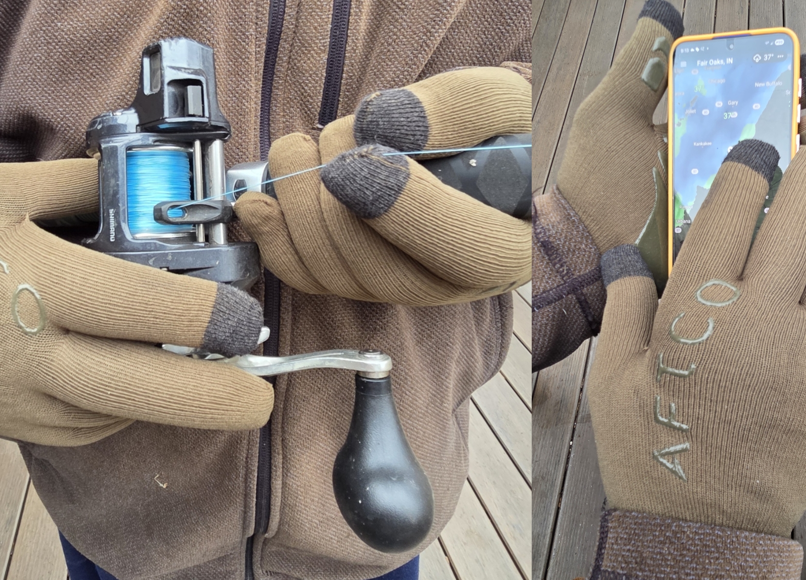 BREAKWATER WATERPROOF GLOVES BY AFTCO – FISHING TOYS